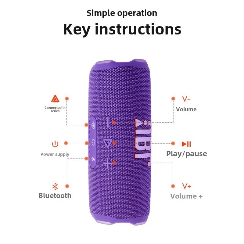 J. B .L FLIP7 Portable Outdoor Wireless Bluetooth Speaker
