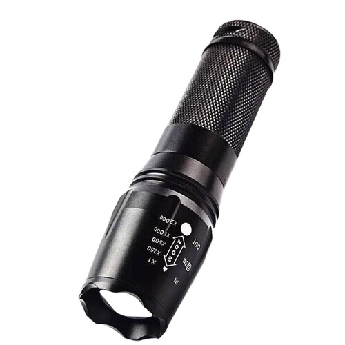 Cross-border hot selling T6 flashlight telescopic focus 878 bright light flashlight 26650 rechargeable zoom flashlight