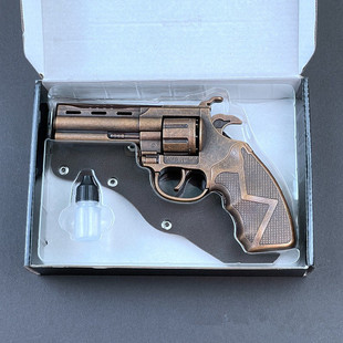 All-Metal Revolver Side-Opening Cannon Gun Wholesale Artillery Sub-Gun Smashing Cannon Paper Cannon Gun 80S Nostalgic Toy Wholesale