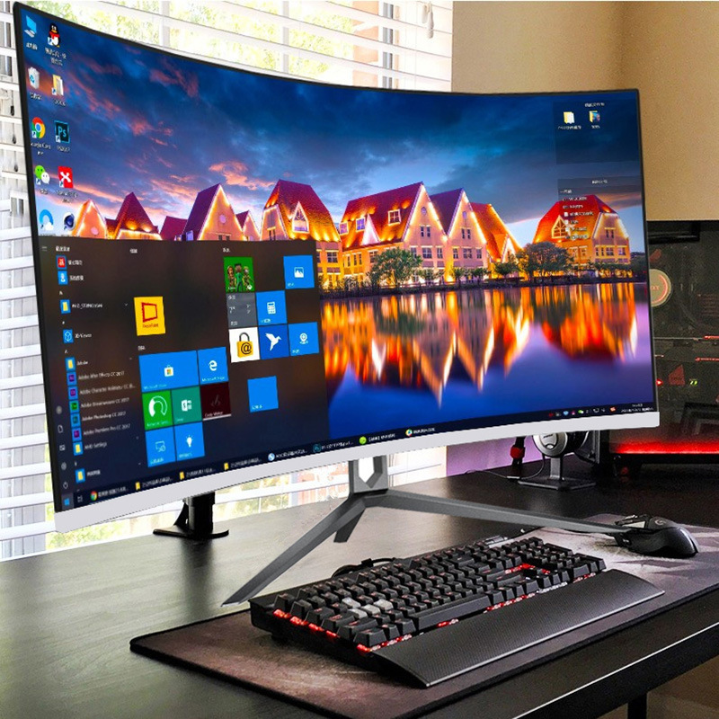 32inch 曲面デスクトップコンピュータ 27 液晶 165 フィッシュスクリーン 34 モニター 144HZ e スポーツ 2K ゲーム 24|undefined
