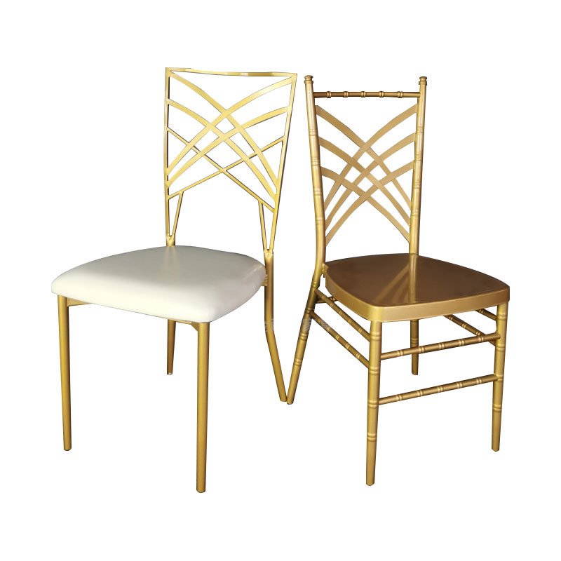 Jinliming fábrica de muebles al por mayor de metal Silla de bambú Silla de hotel Silla de banquete interior al aire libre silla de la boda Europea