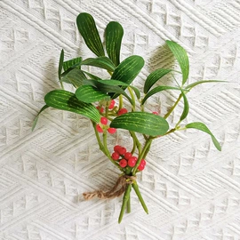 仿真绿植;圣诞花环;仿真花