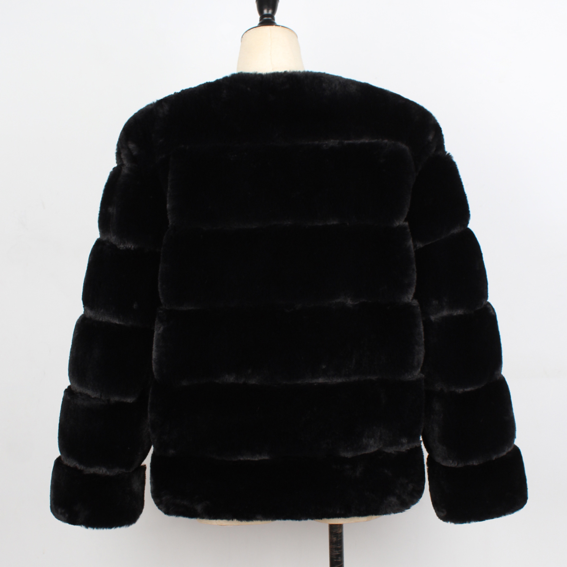 Women's Clothing warm plush coat coat jacket_voghion.com