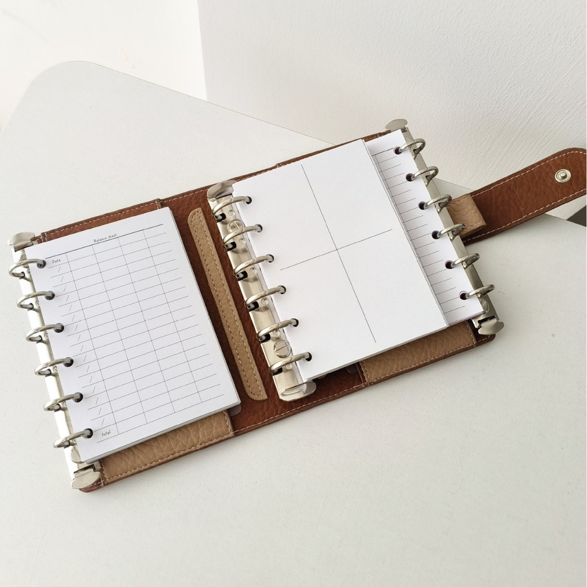 Handmade Insert Board Pad Insert Notebook Partition Clip Side New Loose-Leaf Binder