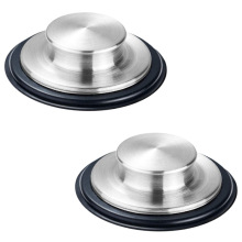 厨房垃圾处理器盆堵不锈钢水槽塞厨余粉碎机盖子洗碗池水槽盖跨境