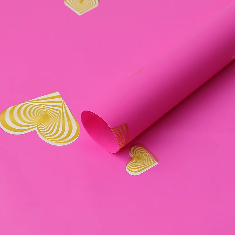 Huaxi Croatie amor papel de embalaje de flores de alta calidad papel de embalaje de flores diy impermeable florista papel de embalaje de flores