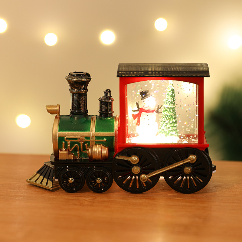 Transfronterizo nuevo regalo de Navidad regalo de la mano regalo de la fiesta de Navidad tren de inyección de agua Thomas tren Coche
