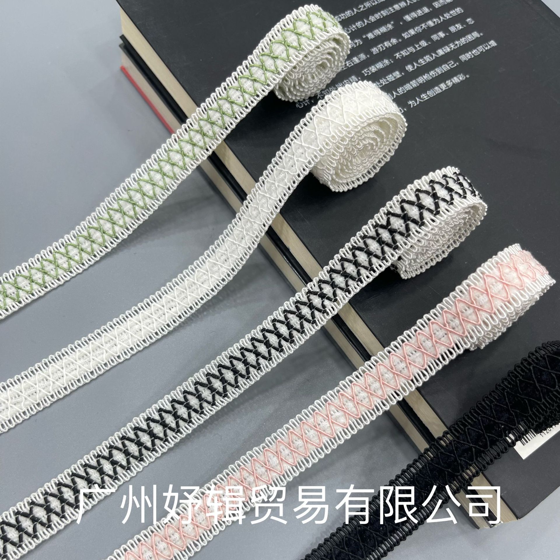 小香风绒条编织花边diy适用服装袖口裙边帽边家纺辅料花边 批发