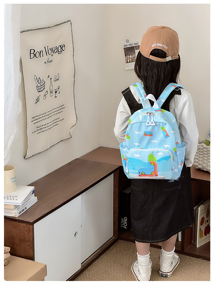Anti-theft Geometric Casual Kids Backpack display picture 5