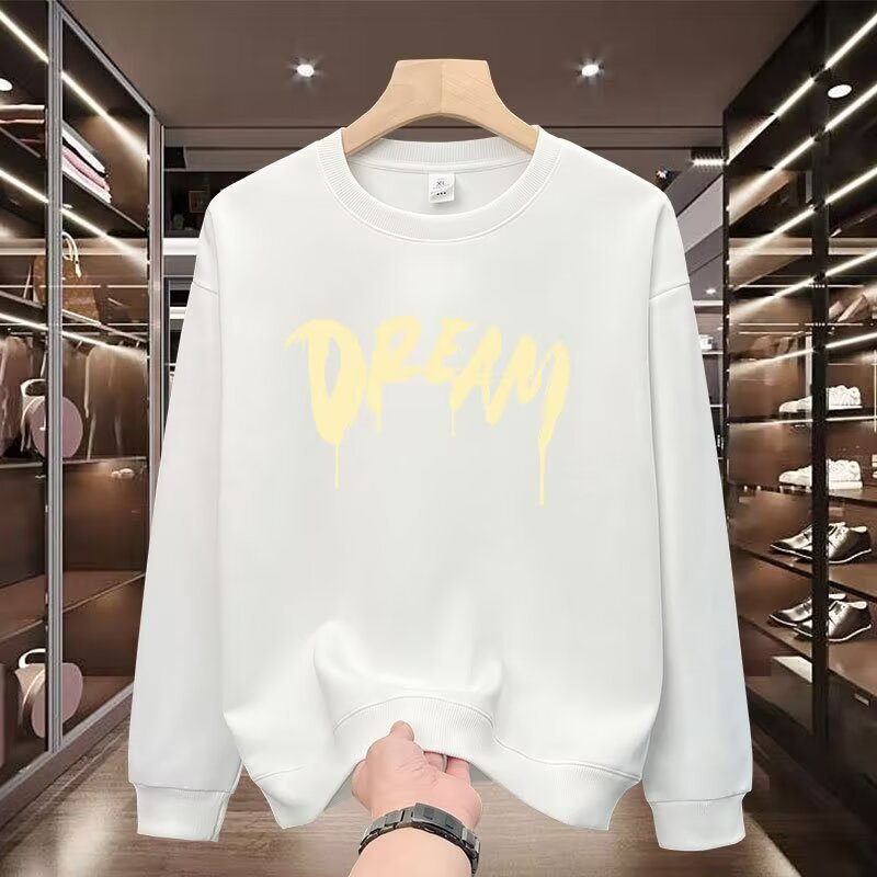 Felpa uomo con cappuccio pullover a maniche lunghe taglio ampio_voghion.com