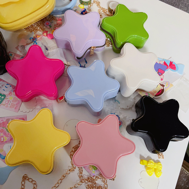 Star Bag Cute Cartoon Guka Bag 2026 New Style Bag Women's Crossbody Bag Fashion Jelly Bag Girls' Shoulder Bag