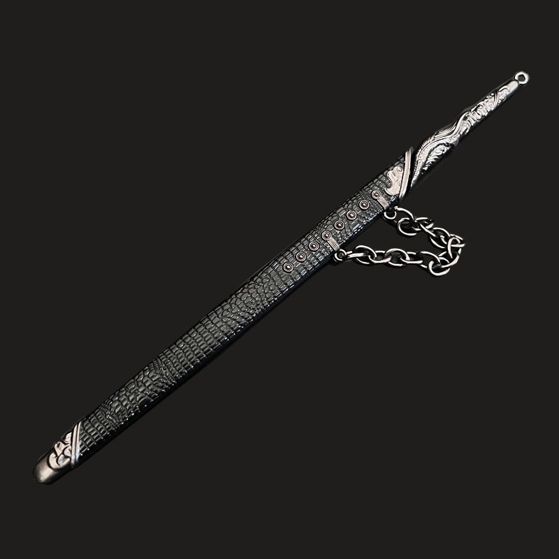 大梦归离影视周边武器模型卓翼宸云光剑22CM带鞘全金属玩具|undefined
