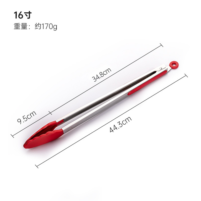 Pinzas de silicona para alimentos de Amazon, pinzas de acero inoxidable para barbacoa, pinzas para carne, pinzas resistentes a altas temperaturas, pinzas para utensilios de cocina