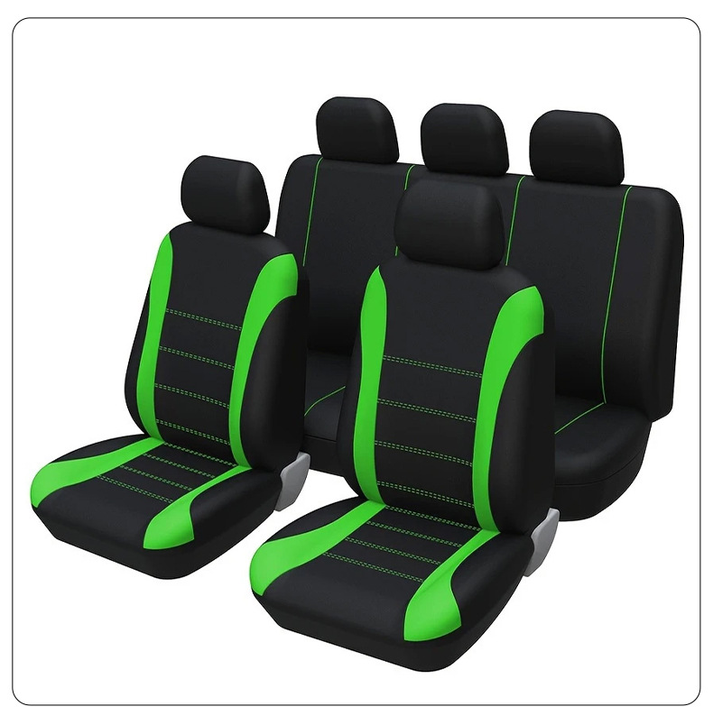 Lightweight and Breathable Waistline-Style Car Seat Cover, Cross-Border Waistline Design Fabric Seat Cushion