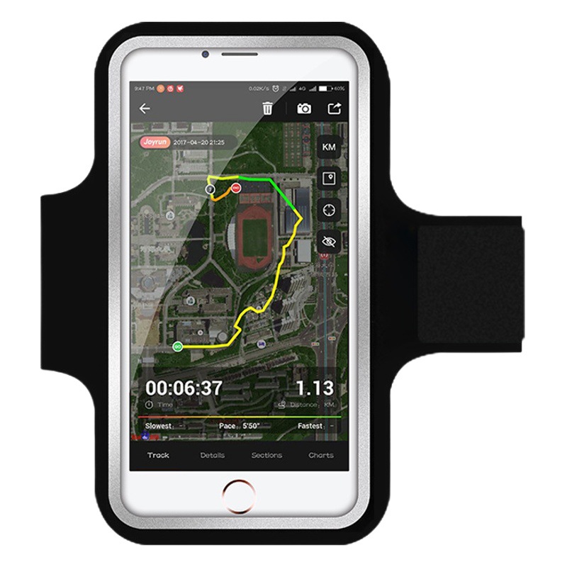 Running Arm Bag for Men and Women, Outdoor Sports Fitness Arm Sleeve, Universal for Apple and Huawei Phones, Wrist Bag