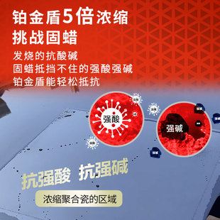 Turtle Brand Porcelain-Plated Crystal-Plated Car Wax Art Blue Wax Platinum Shield Concentrated Polymer Porcelain Coating Art Blue Maintenance Wax Black Technology
