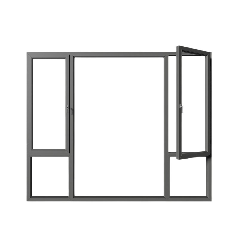 Cross-Border Aluminum Alloy Casement Windows, Custom-Made Windows, Cold-Proof and Sun-Proof, Thermal Break Aluminum Doors and Windows, Glass Soundproofing, Double-Glazed Windows