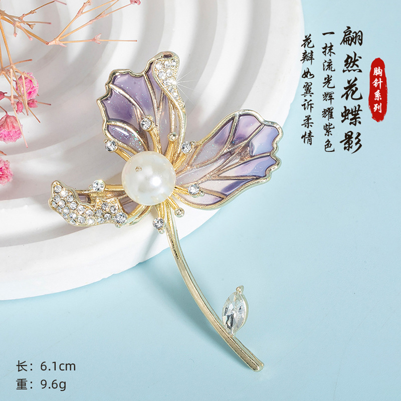 胸针韩版时尚胸花气质百搭防走光丝巾扣水晶西装领别针饰品批发女|undefined