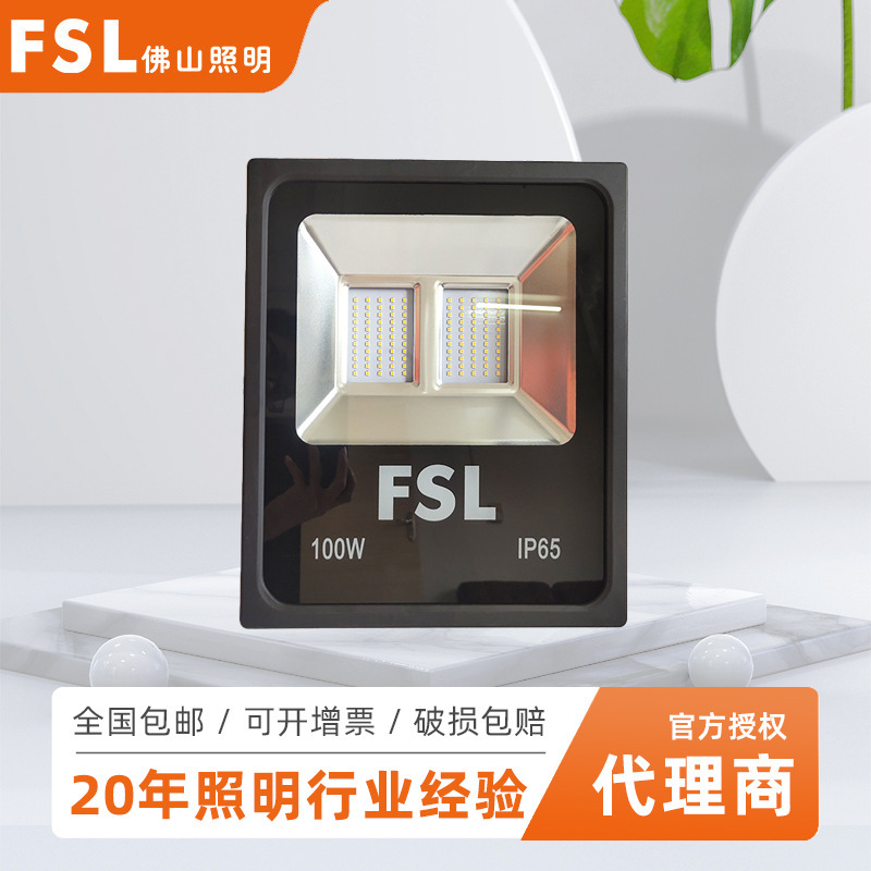 Foshan Lighting LED flood light wholesale 10-200W floodlight signature light FSL cool series manufacturers supply