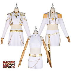 猎魔女团K-POP韩流女团cos服鲁米米拉佐依白色款cosplay动漫服装