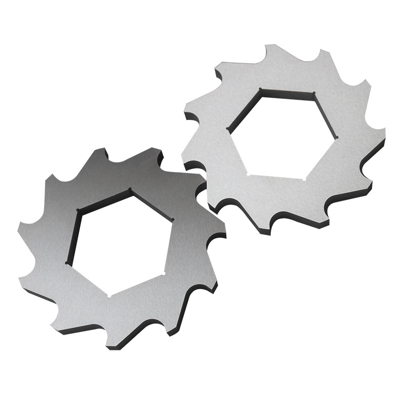 直销双轴撕碎机刀片 破碎轮胎木材金属塑料废旧自行车等