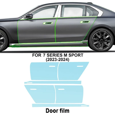 Tpu Paint Protection Film to Prevent – Automotive Film - tpu75mil-bmw-7-series-g70-m-sport-4-doors-side-skirt-tpu-protective-film