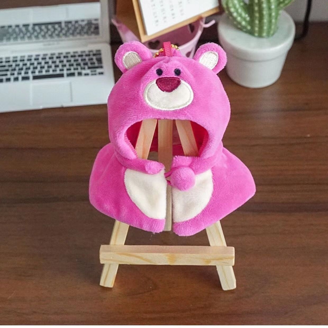 10cm ropa de bebé ropa de muñeca linda de la historieta ropa de Sanrio coolomi melodía capa de felpa ropa de decoración