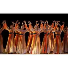 开场舞大摆裙演出服新款桃李杯群舞唐印古典舞演出服女中国风大气