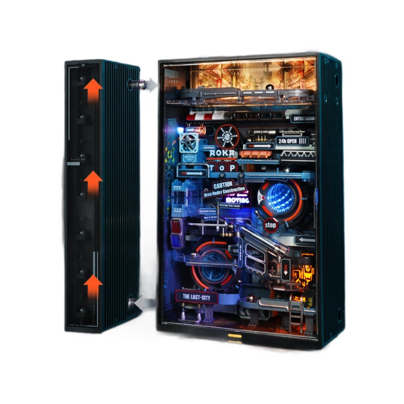 Ruo To Ruo Ke Modelo de moldeo por inyección de metal ensamblado de madera Rompecabezas tridimensional hecho a mano Regalo de juguete de montaje difícil