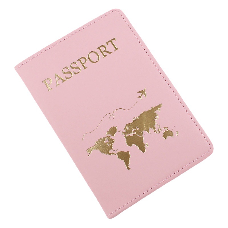 Transfronterizo de cuero pasaporte titular pareja nuevo regalo de boda bolsa de identificación de viaje pasaporte cubierta protectora pasaporte bolsa PU