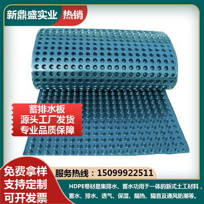 [Source manufacturers]green gardens Coil Plastic Drainage Board Basement Roof Bump Drainage Board