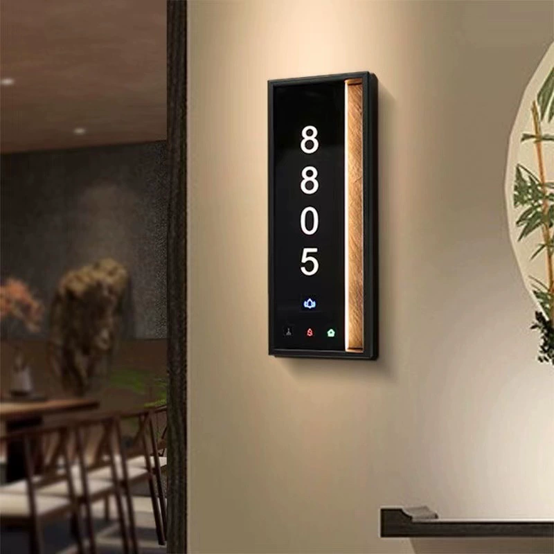 Умная вывеска на дверь отеля, светодиодная, Shiguang Hotel KTV Club Foot Bath Office Hotel, знак лицензии на номер в отеле, зарезервированный