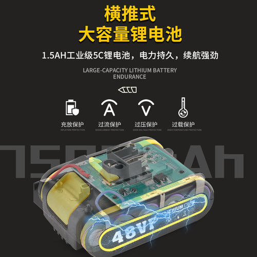 18V Cordless Drill Set with Brushless Charger, Electric Screwdriver, Multi-function Impact Drill, Home Use 21V Lithium-Ion Impact Hand Drill