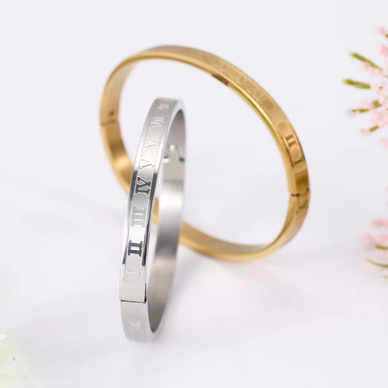 Fashionable trend bracelet for men and women stainless steel, European style