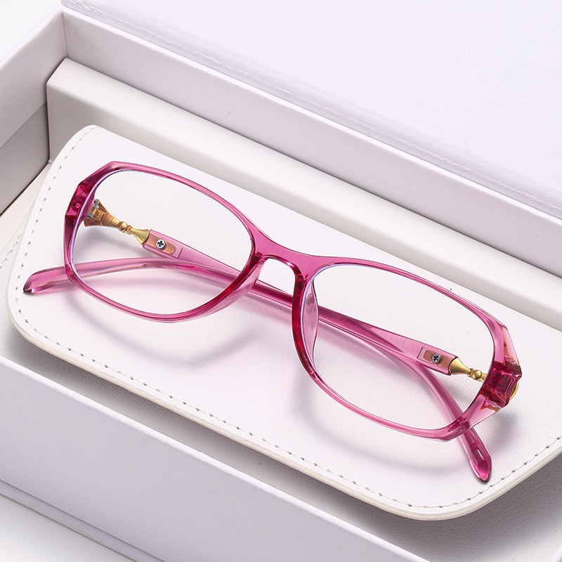 Gafas de lectura con filtro de luz azul, modernas, ultraligeras, elegantes, de aspecto juvenil, fotocromáticas, sin prescripción, transfronterizas, de visión única para personas mayores.