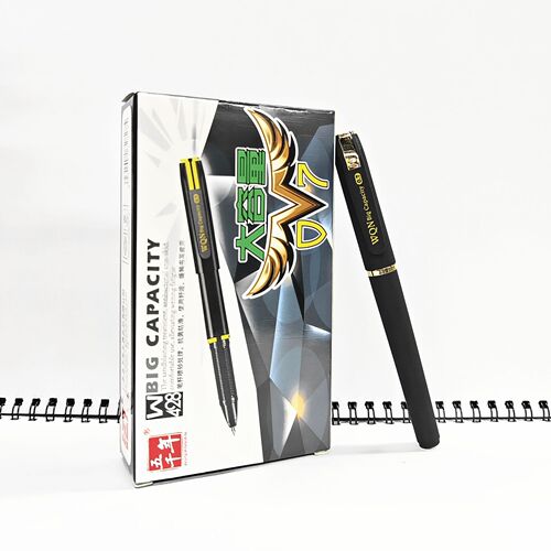 Five Thousand Years W428 Large Capacity Hard Pen Calligraphy 0.7 Black Gel Pen Business Signature Pen Bullet Carbon Pen