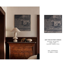 若奈挂画 古董款！掐丝浮雕《富贾一方》客厅餐厅立体肌理装饰画