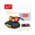 Polarized bright black frame red film