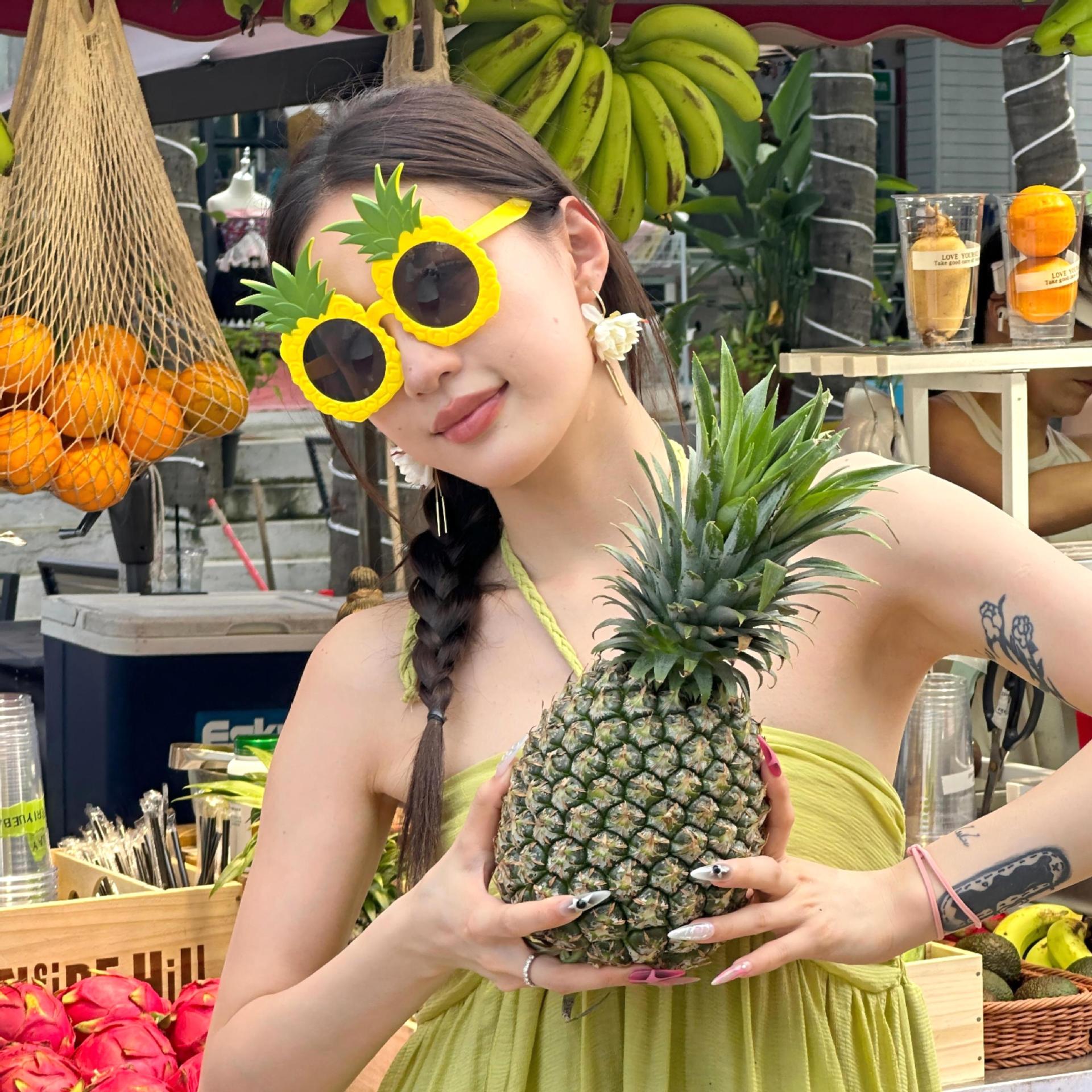 Gafas de Fiesta con Temática Hawaiana, ABS, Divertido, Decorativo, para Fiestas en la Playa y Festivales de Música