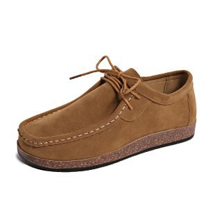 Mocasines con Tacón de Cuña para Mujer de Cuero Sintético y Suela de Caucho image 8