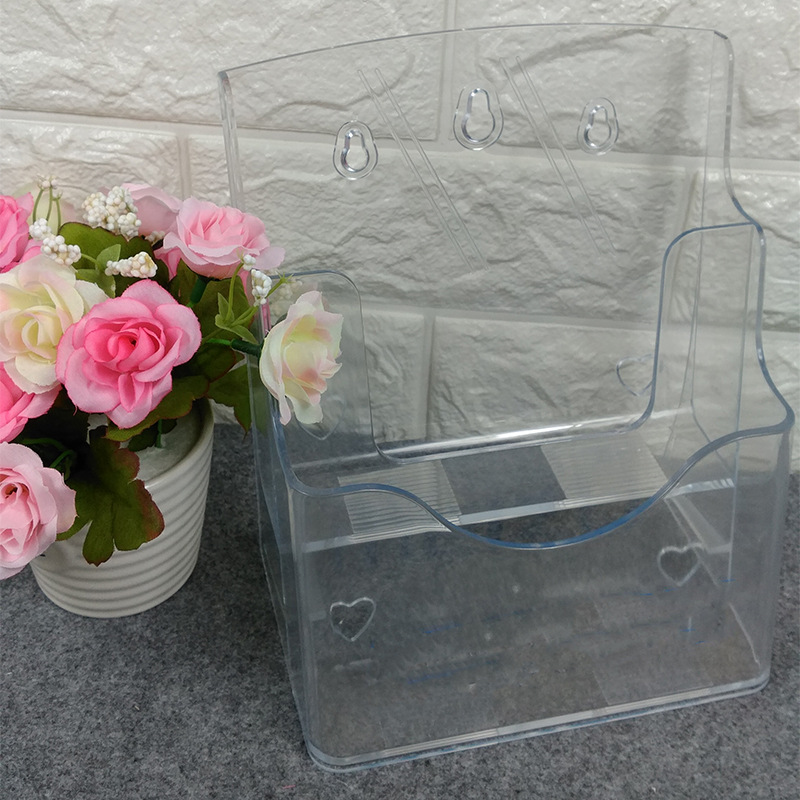 自立多格透明日用品亚克力收纳盒 有机玻璃展示架标识牌LOGO定制