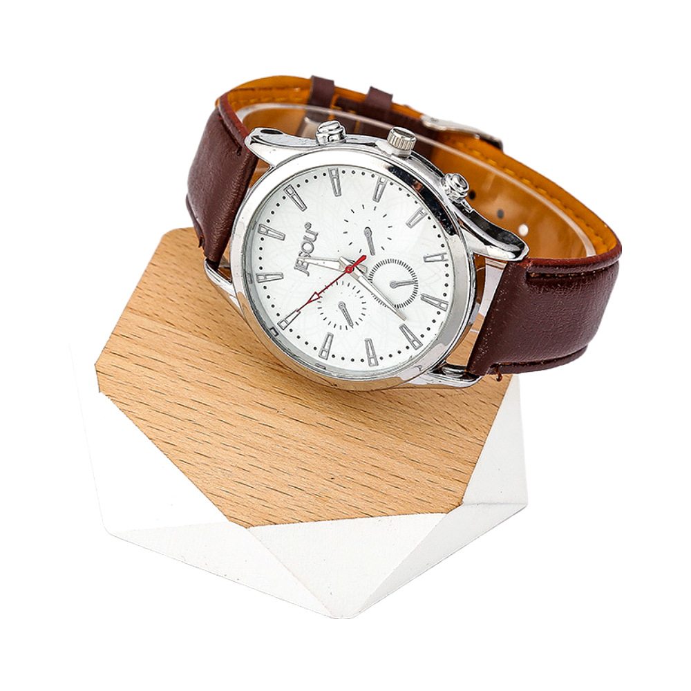 3Pcs/Set Business Gift Set Belt + Quartz Watch + Glasses Great Gift Choice Factory Direct Sales 5