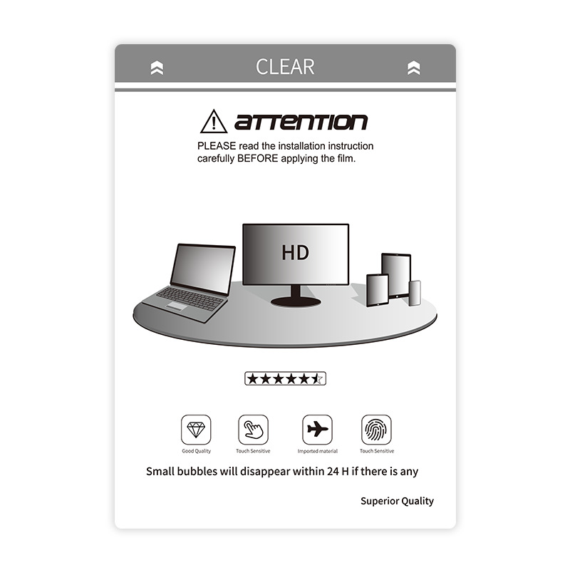 Película plana para tabletas Huawei vivo Xiaomi Película protectora anti-pepepelas Película de hidrogenación iPad Película de corte HD