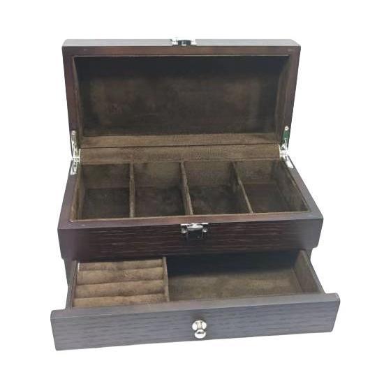 咖啡色首饰手表盒 (2)