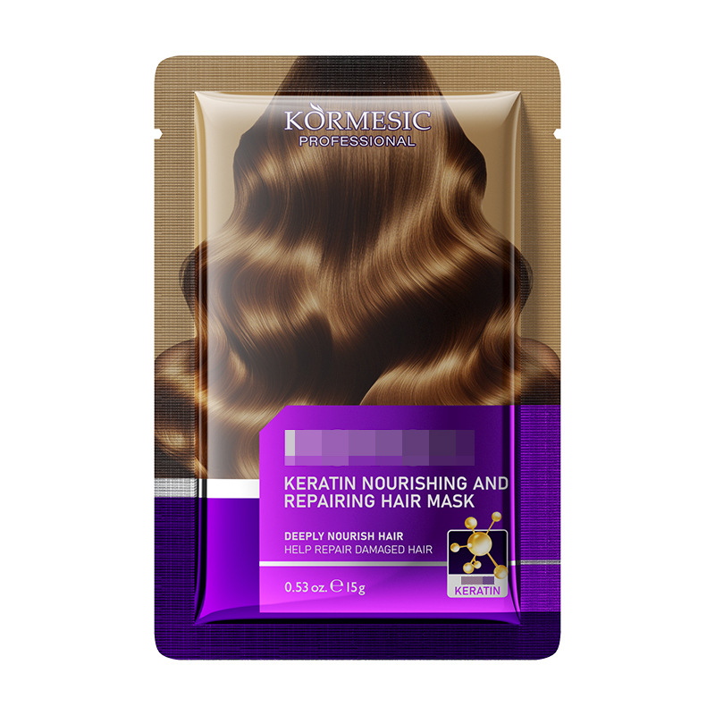 Transfronterizo KORMESIC aceite de nuez queratina máscara de cabello multihidratante máscara de cabello comercio exterior compacto y portátil