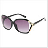 Mountain tea, fashionable sunglasses, glasses solar-powered contains rose, city style, wholesale