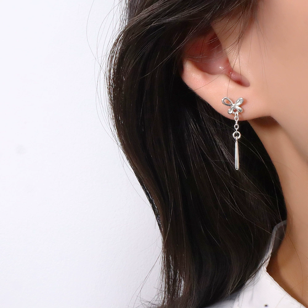Серьги, круглые бусины с кисточкой, покрытые медью, бусина 4 мм, длина 35/45/55 мм