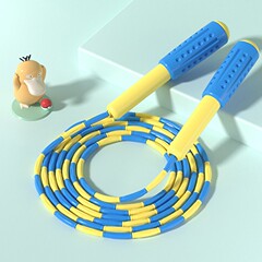現物児童縄跳び花竹節運動縄跳び小学生幼稚園体育課程訓練縄跳び卸売り