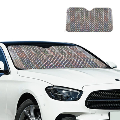 Car Sunshade Laser-Style Sun Protection and Heat Insulation Summer Sunshade for Car Front Windshield and Window Sun Shield