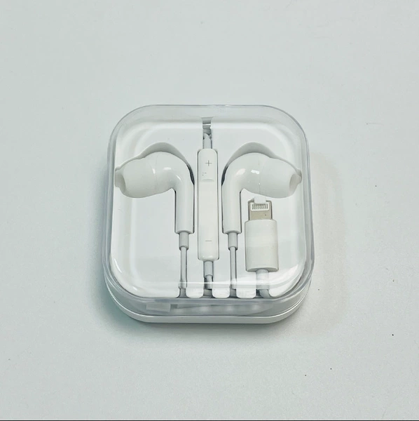 [Direct Plug] Third Generation Copper Ring Apple Crystal Box Headphones